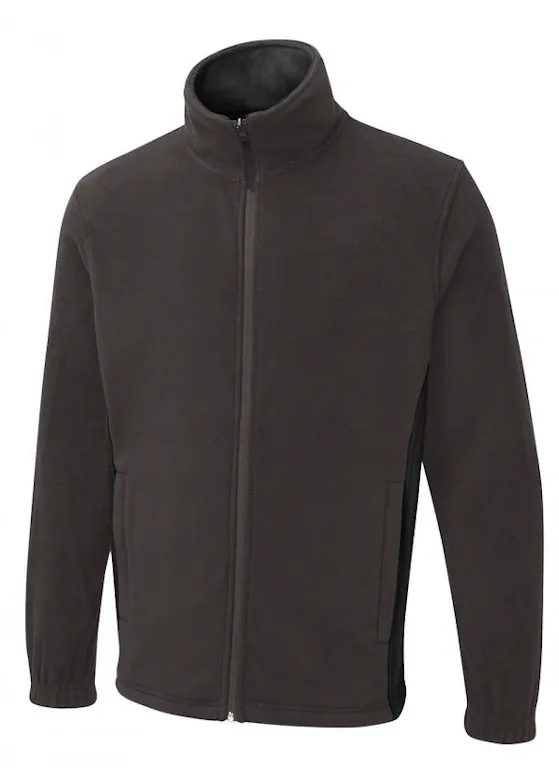 Uneek UC617 Bicolor Full-Zip-Fleecejacke