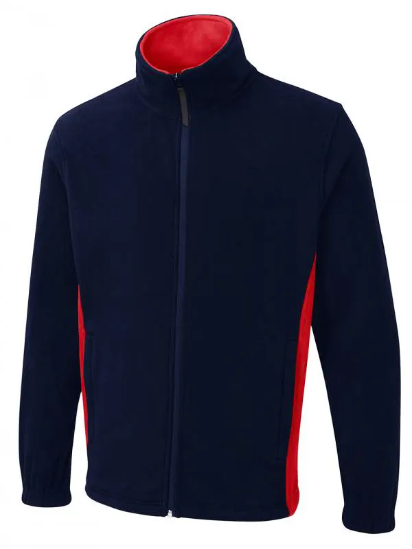Marineblauw/rood
