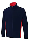 Marineblauw/rood