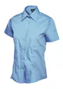 Uneek UC712 Hemd Poplin Damen, kurze Ärmel Vorschaubild