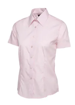 Uneek UC712 Overhemd Poplin Dames korte mouwen miniatuur