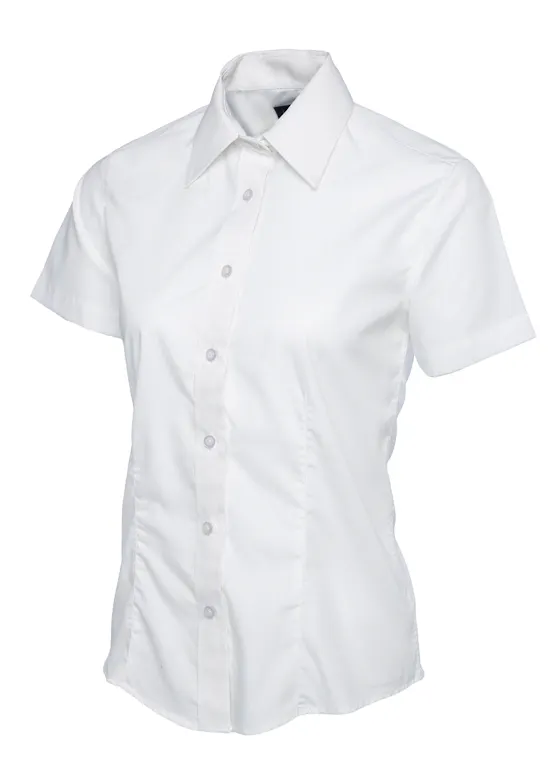 Uneek UC712 Hemd Poplin Damen, kurze Ärmel
