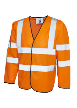Uneek UC802 Veiligheidsvest Lange Mouwen miniatuur