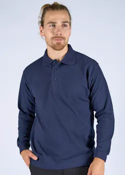 Uneek Longsleeve Classic UC113 Poloshirt Regular Fit miniatuur
