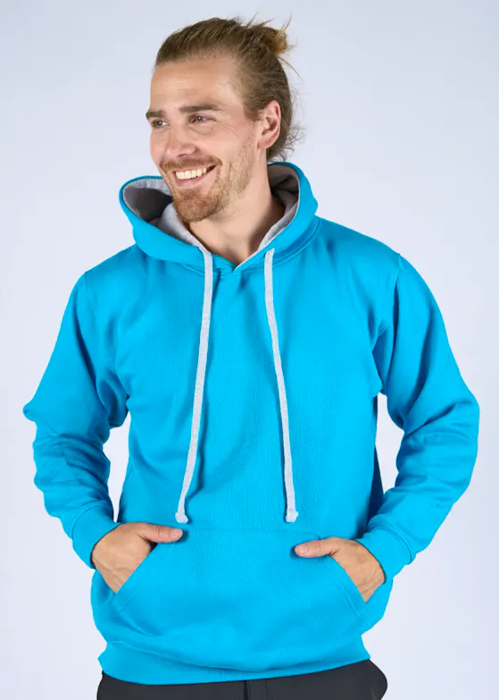 Uneek UC507 Sweater Contrast Hooded Regular Fit