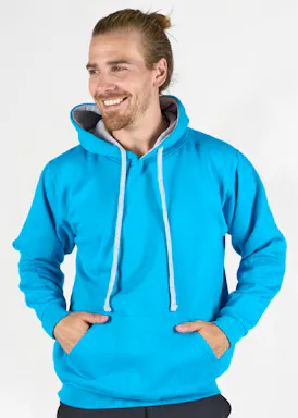Uneek UC507 Sweater Contrast Hooded Regular Fit