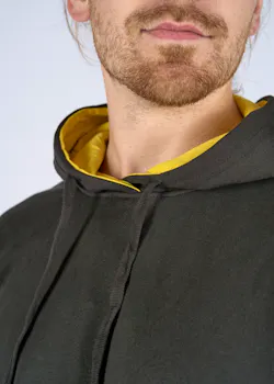 Uneek UC517 Sweatshirt Bicolor Hooded Regular Fit miniatuur