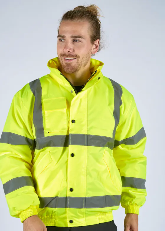 Uneek UC804 Sicherheitsjacke Hi-Viz-Bomber