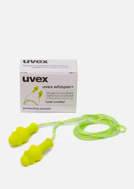 UVEX Whisper-Ohrstöpsel mit Band (50 Paar)
