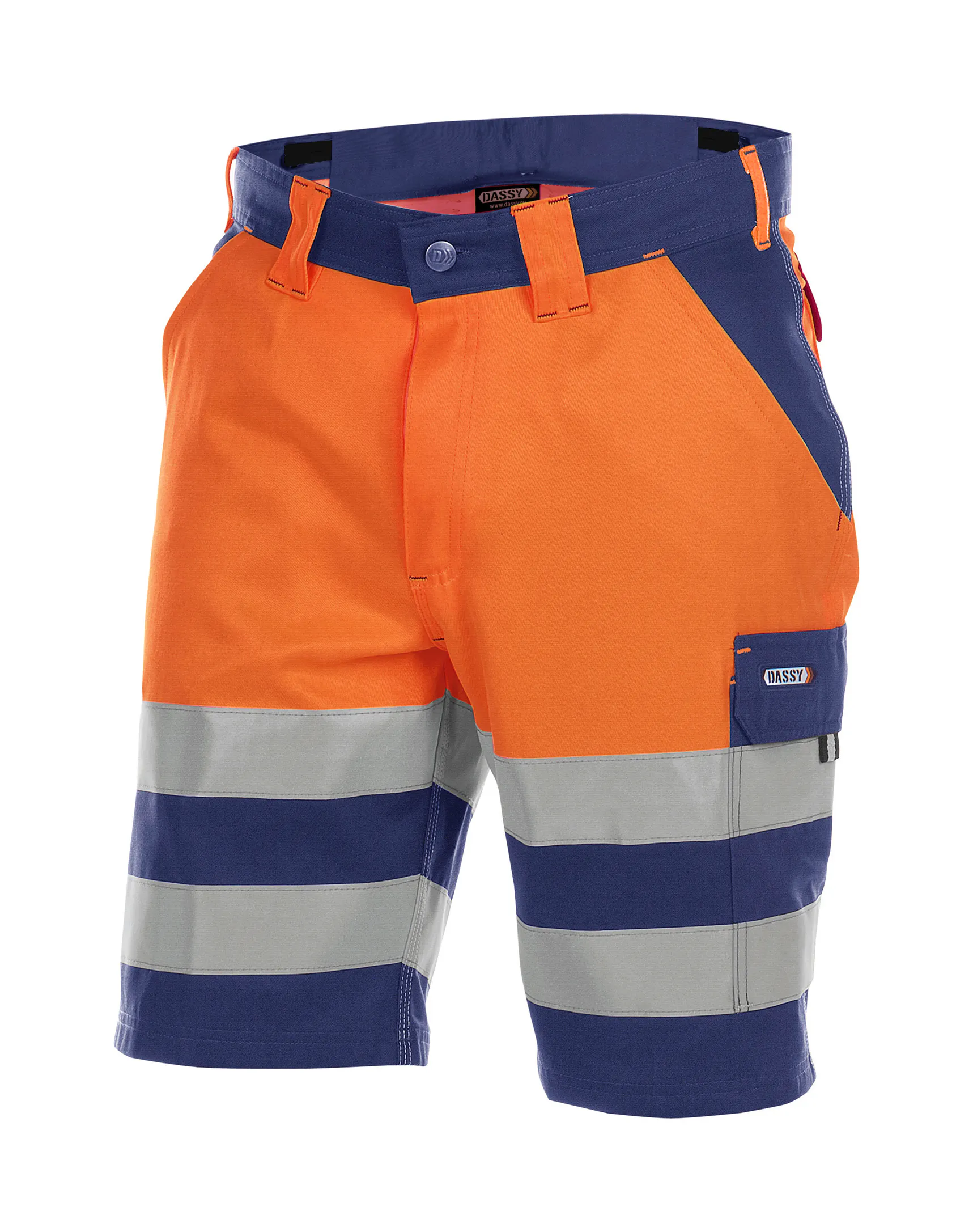 Oranje/Marineblauw