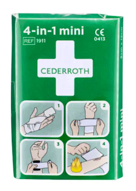 Cederroth 4-in-1 Mini-Blutstillverbände (1996906)