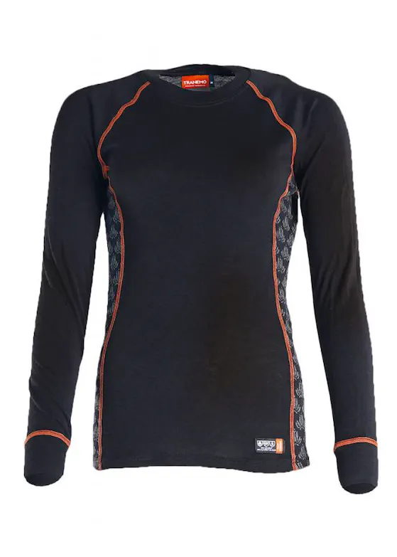 Tranemo Damen Langarm-T-Shirt Merino