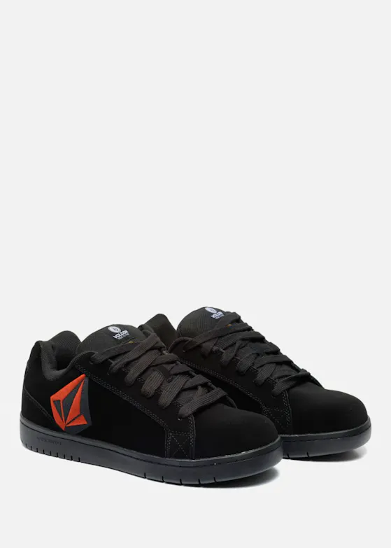 Volcom Stone Sicherheitsschuh S3S HRO ESD niedrig Schwarz/Rot