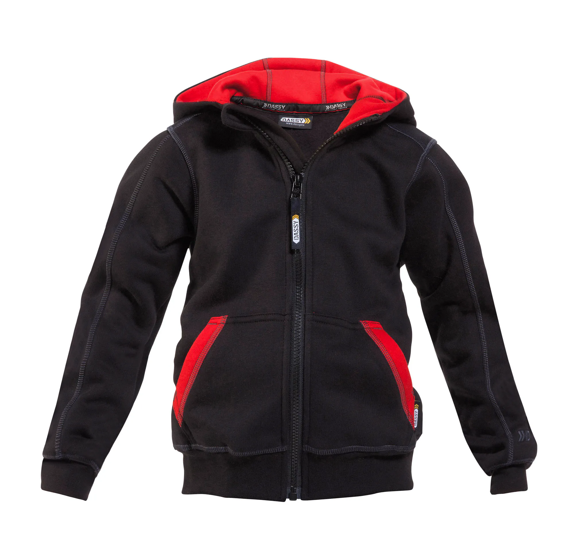 Zwart/rood
