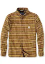Carhartt 105432 M Plaid Shirt Flannel Long-Sleeve Rugged Flex Relaxed Fit Stretch miniatuur
