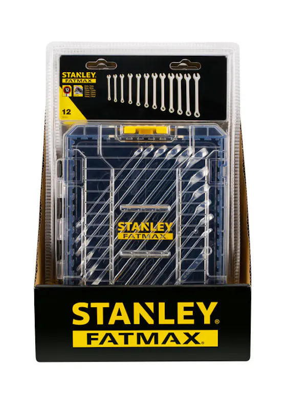 STANLEY Fatmax Pro-Stack Ringsteeksleutelset 12-delig