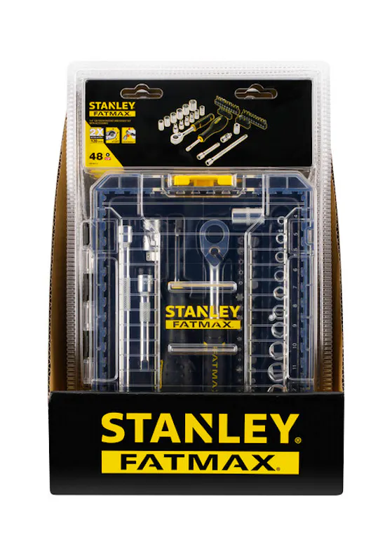 STANLEY Fatmax Pro-Stack Dopsleutelset 1/4" 48-Delig