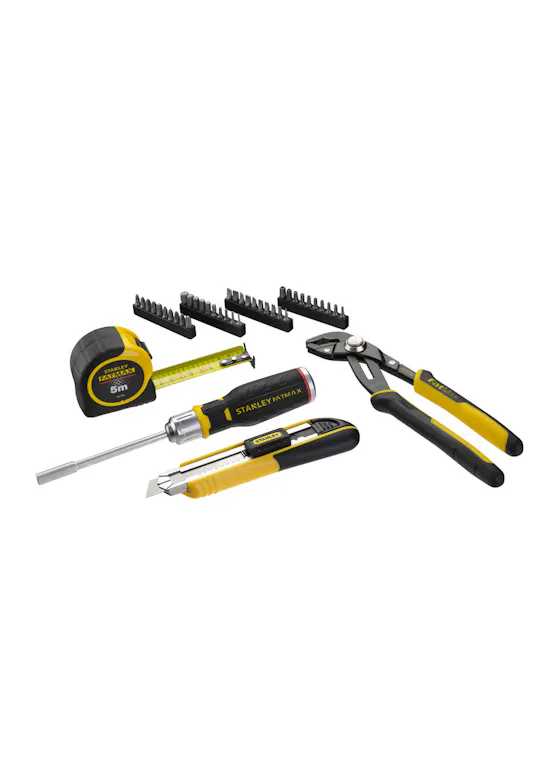 STANLEY FatMax Pro-Stack-Set Mix, Handwerkzeug, 44-teilig