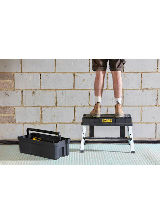 STANLEY Fatmax 3 in 1 Gereedschapskoffer Met Trapje