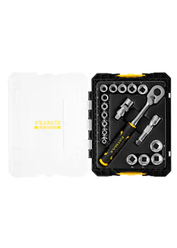STANLEY Fatmax Pro-Stack Coffret de douilles 3/8" 18 pièces thumbnail (vignette)