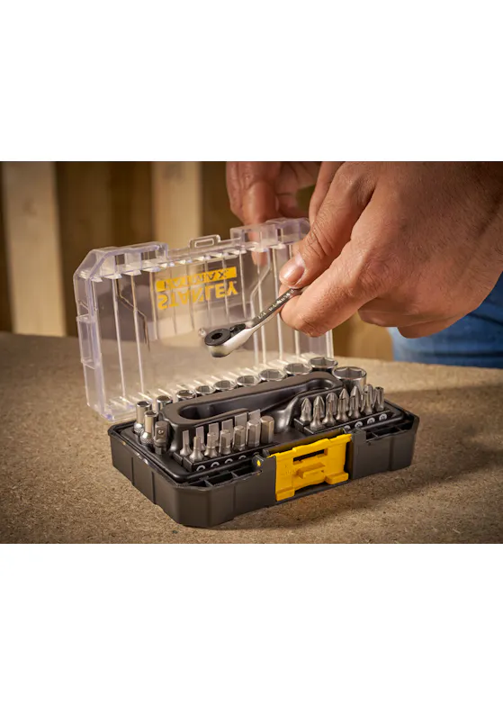 STANLEY Fatmax Pro-Stack Doppenset 1/4" 37-Delig