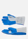Weldas 10-2087 Blauw Split Rund Schouderleer Lashandschoen miniatuur