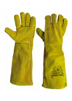 Weldsafe Lashandschoen Handschoen 728 Rundsplitleder