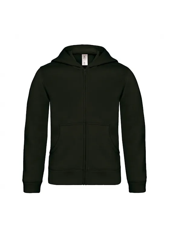 B&C BCWK682 Sweater Hooded Full Zip Regular Fit Kinderen