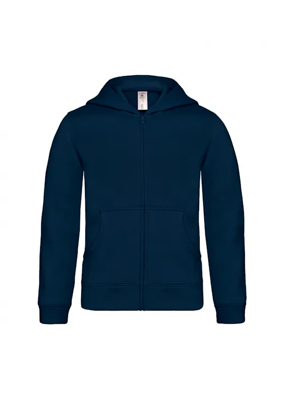B&C BCWK682 Sweater Hooded Full Zip Regular Fit Kinderen
