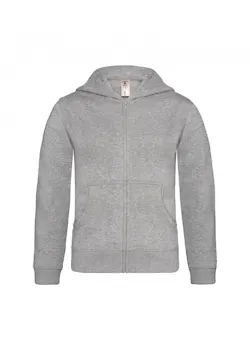 B&C BCWK682 Sweat à capuche fermeture éclair intégrale coupe standard pour enfants thumbnail (vignette)