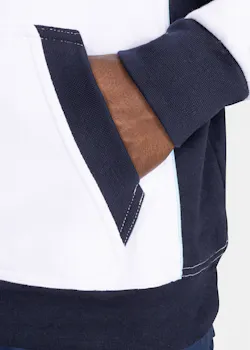 WorkMan 10.6.2701 sweat-shirt zippé bi-tons coupe standard thumbnail (vignette)