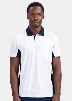 WorkMan 10.6.1401. Poloshirt Bi-Colour Chestpocket Regular Fit