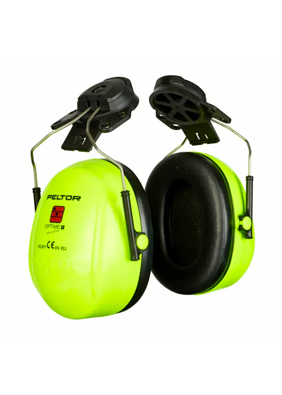 3M Peltor Optime I | Kapselgehörschutz H520P3E-467-GB Hi-Viz-Helmbefestigung