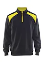 Blåkläder 3353 Sweatshirt, bicolor, mit halbem Reißverschluss Vorschaubild
