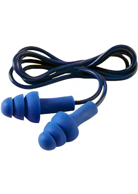3M EAR Tracer-Ohrstöpsel mit Band, blau (50 Stück)